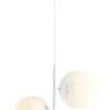 ALDEX Pendelleuchte Glas Kugeln Weiß B:46 cm E27 gemütlich< Bürolampen|Kugellampen