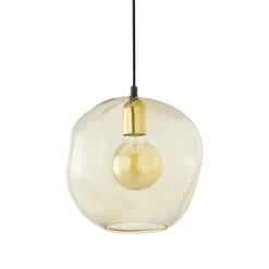 TK Lighting Pendelleuchte Glas Kugelschirm E27 elegant BOSTA< Hängelampen|Esszimmer Lampen