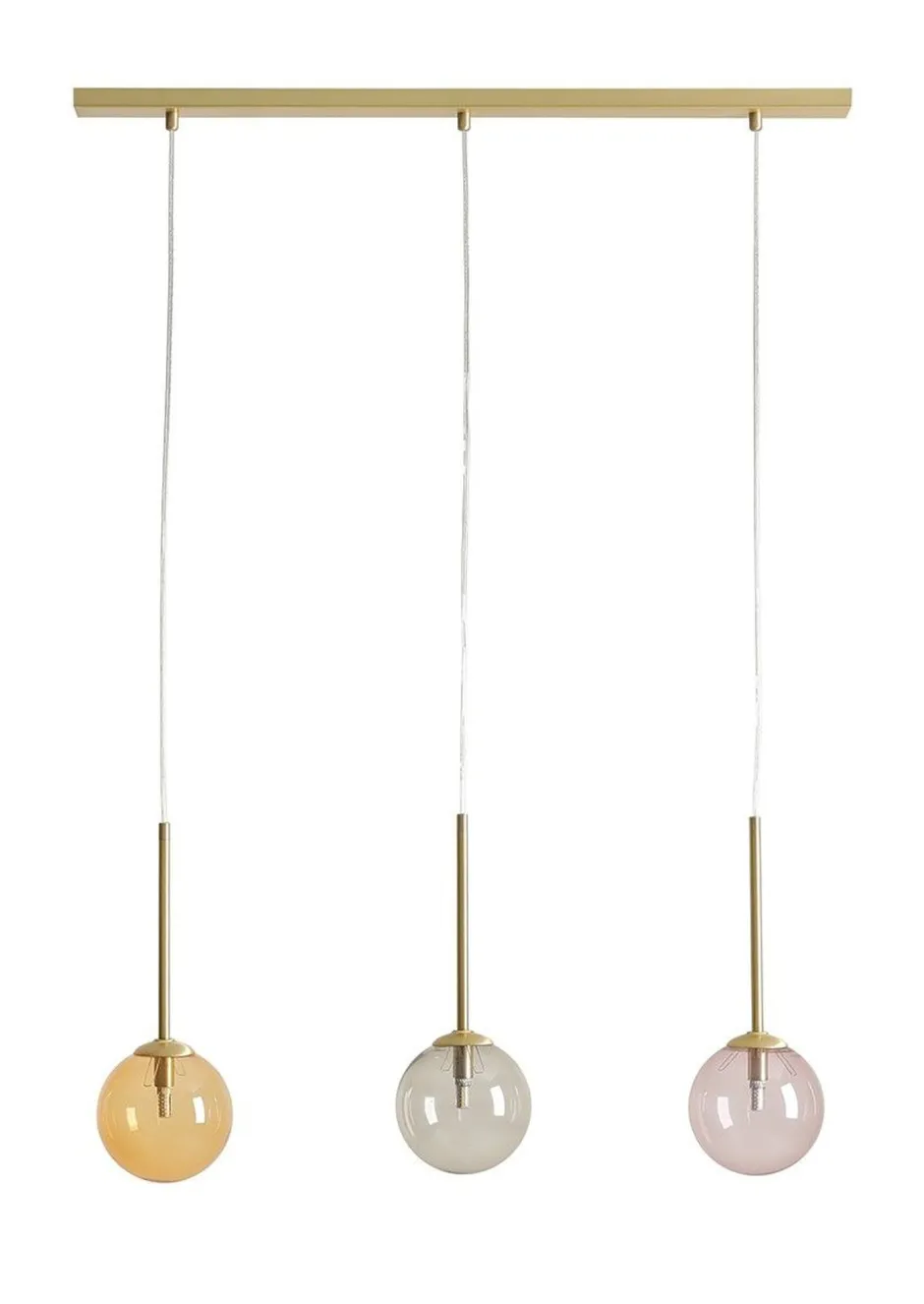 Bürolampen|Feuchtraumleuchten*ALDEX Pendelleuchte Glas Metall G9 in Gold Schwarz Bernstein