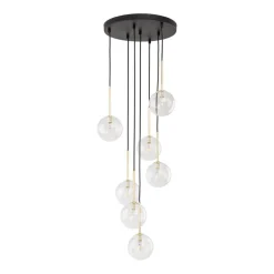 TK Lighting Pendelleuchte Glas Metall H: max. 97 cm verstellbar 7x G9< Hängelampen|Esszimmer Lampen