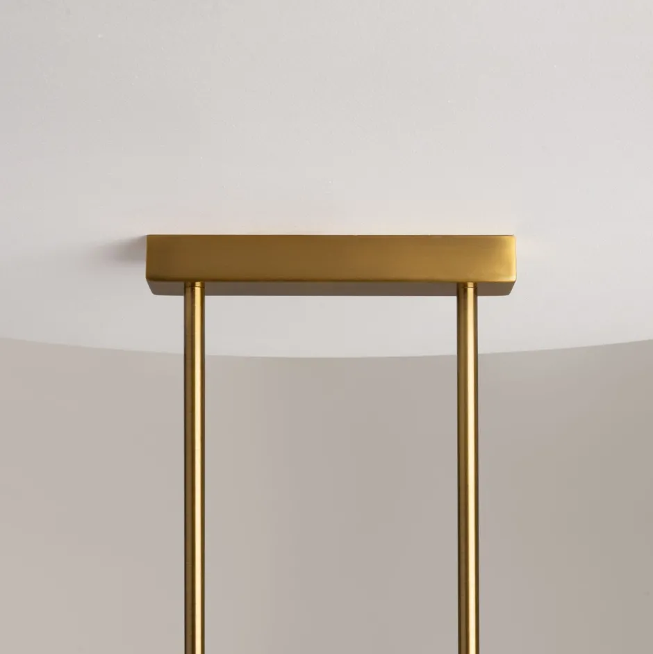 Maytoni Pendelleuchte Glas Metall G9 H: max. 84,4 cm in Messing< Hängelampen|Bürolampen