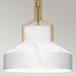 Elstead Pendelleuchte Glas Metall D: 37 cm H: max. 143,9 cm E27< Hängelampen|Esszimmer Lampen