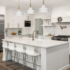 Elstead Pendelleuchte Glas Metall D: 37 cm H: max. 143,9 cm E27< Hängelampen|Esszimmer Lampen