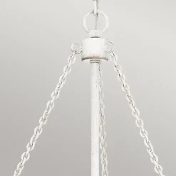 Hängelampen|Bürolampen*Elstead Pendelleuchte Glas Seil Metall E27 D: 50,4 cm rund 4x E27