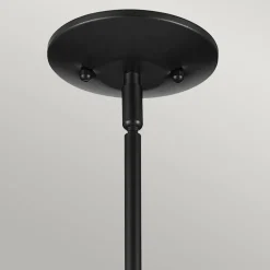 Elstead Pendelleuchte Glasschirm schmal Ø 17,8 cm H: max. 144,5 cm E27< Wohnzimmerlampen|Metall Lampen