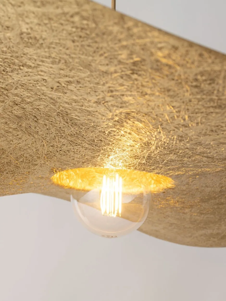 Hängelampen|Moderne Lampen*Sigma Pendelleuchte Gold E27 Modern Esszimmer MUNYA