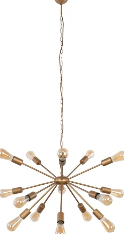 Nowodvorski Pendelleuchte Gold 15-flmg Esstisch Lampe ROD< Hängelampen|Esszimmer Lampen