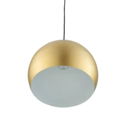 Nowodvorski Pendelleuchte Gold matt GU10 Ø 27,5 cm Metall Retro Kugel< Wohnzimmerlampen|Metall Lampen
