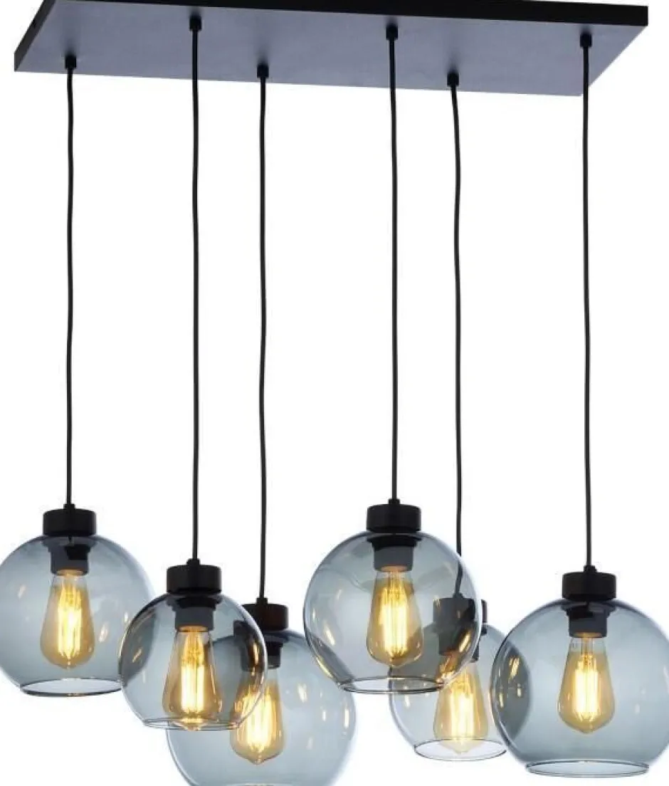 Hängelampen|Esszimmer Lampen*TK Lighting Pendelleuchte Graphit KALETE 6xE27 Esstisch Lampe