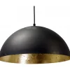 Hängelampen|Esszimmer Lampen*Masterlight Pendelleuchte Grau Metall Gold Ø40cm Design LARINO
