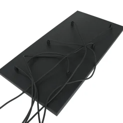 TK Lighting Pendelleuchte in Bernstein Graphit 6xE27 Esstisch< Glaslampen|Moderne Lampen