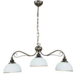Hängelampen|Esszimmer Lampen*Jupiter Pendelleuchte in Braun antik L:74cm Esstisch Lampe