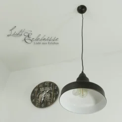Hängelampen|Esszimmer Lampen*Trio Reality Pendelleuchte Industrial aus Metall Ø 26 cm Braun antik