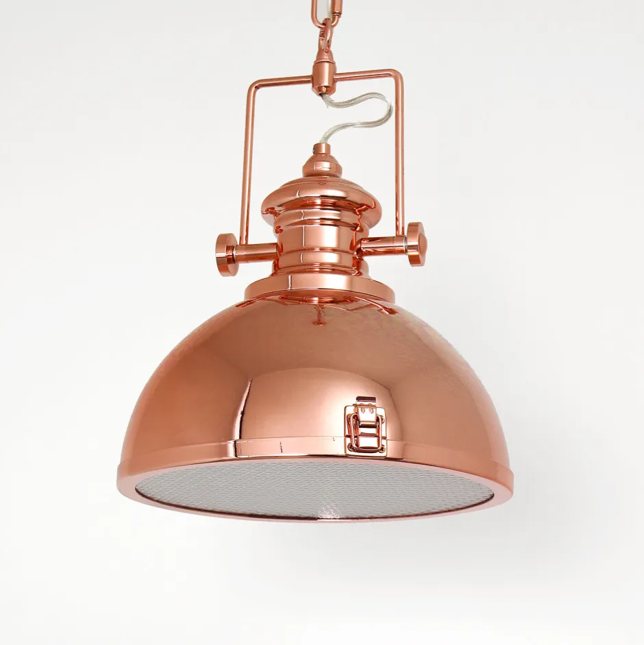 Searchlight Pendelleuchte INDUSTRIAL in Kupfer< Wohnzimmerlampen|Glaslampen