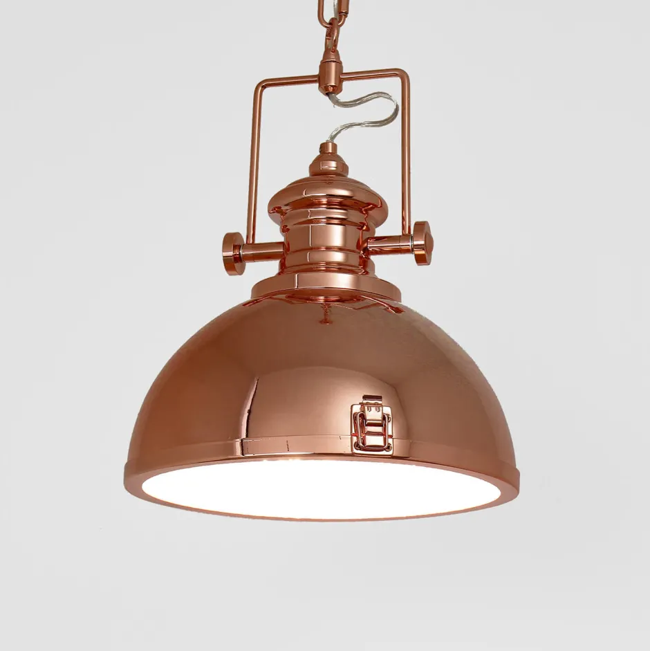 Searchlight Pendelleuchte INDUSTRIAL in Kupfer< Wohnzimmerlampen|Glaslampen