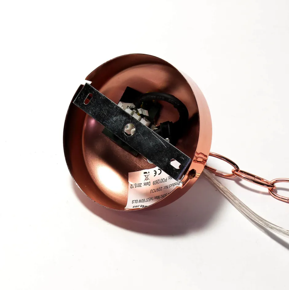 Searchlight Pendelleuchte INDUSTRIAL in Kupfer< Wohnzimmerlampen|Glaslampen