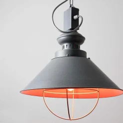 Hängelampen|Esszimmer Lampen*Nowodvorski Pendelleuchte Industriedesign Esstisch in Grau Kupfer