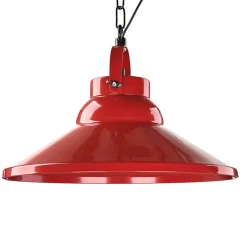 Hängelampen|Esszimmer Lampen*Luminex Pendelleuchte IRON in Rot