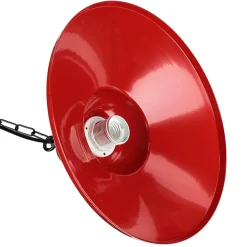 Hängelampen|Esszimmer Lampen*Luminex Pendelleuchte IRON in Rot