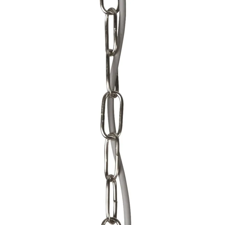 Wohnzimmerlampen|Glaslampen*Searchlight Pendelleuchte Jugendstil Ø 27 cm Glas Metall in Silber Klar