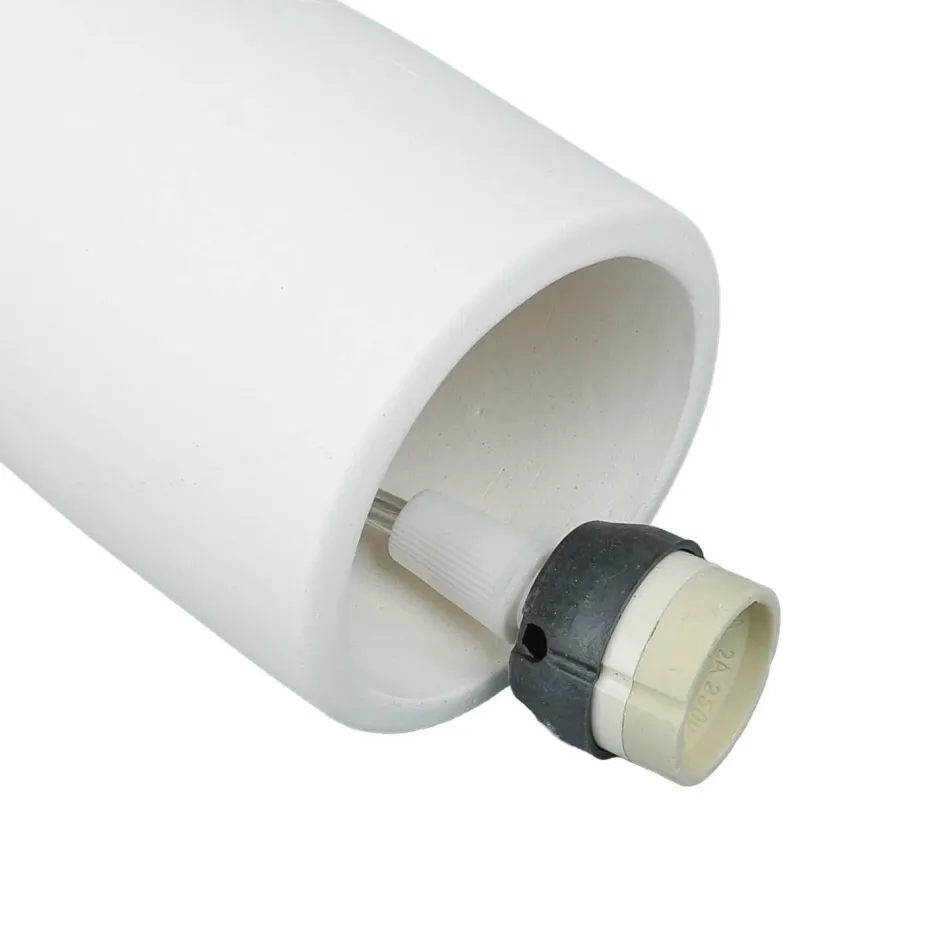 Wohnzimmerlampen|Keramiklampen*Sollux Pendelleuchte Keramik Weiß bemalbar Ø 7,5 cm schmal