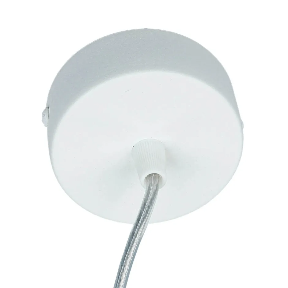 Wohnzimmerlampen|Keramiklampen*Sollux Pendelleuchte Keramik Weiß bemalbar Ø 7,5 cm schmal