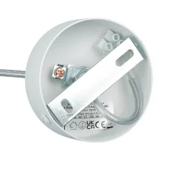 Wohnzimmerlampen|Keramiklampen*Sollux Pendelleuchte Keramik Weiß bemalbar Ø 7,5 cm schmal