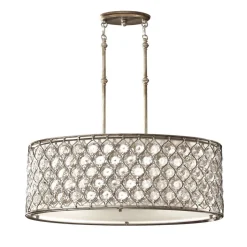 Elstead Pendelleuchte Kristall blendarm oval Über Esstisch< Hängelampen|Moderne Lampen