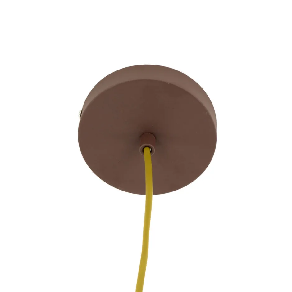 Easylight Pendelleuchte Kugel Geflecht Braun rund Ø 39 cm Metall< Moderne Lampen|Kugellampen