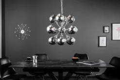 Invicta Interior Pendelleuchte Kugel Schirme in Silber Modern Design< Kugellampen|Moderne Lampen