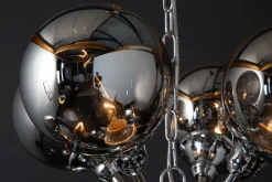 Invicta Interior Pendelleuchte Kugel Schirme in Silber Modern Design< Kugellampen|Moderne Lampen