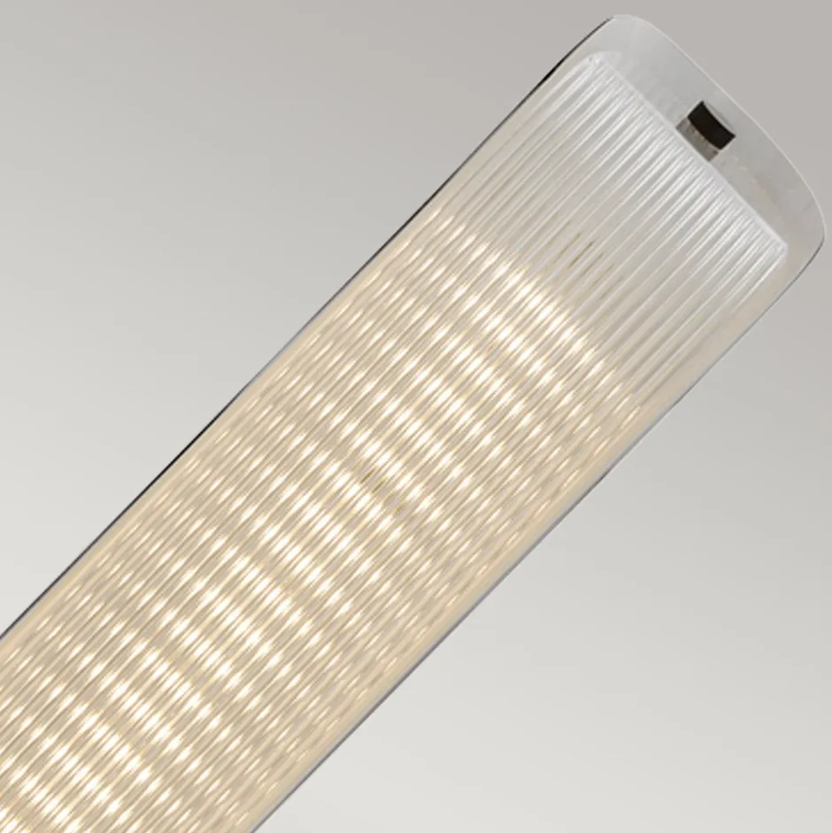 Elstead Pendelleuchte LED 116,8 cm lang Metall Glas Schwarz Modern< Hängelampen|Led Lampen