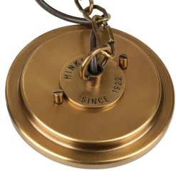 Elstead Pendelleuchte LYN Messing Ø30cm kürzbar Lampe< Wohnzimmerlampen|Glaslampen