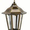 Lido Pendelleuchte Messing IP43 außen Rustikal SITIA< Außenleuchten Antik|Gartenlaternen