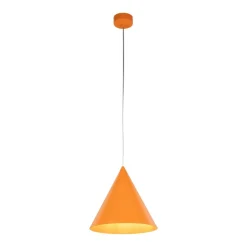 Hängelampen|Esszimmer Lampen*TK Lighting Pendelleuchte Metall Ø 25 cm H: 160 cm verstellbar Orange E27