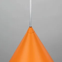 Hängelampen|Esszimmer Lampen*TK Lighting Pendelleuchte Metall Ø 25 cm H: 160 cm verstellbar Orange E27