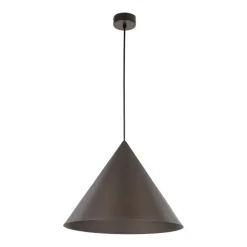 Hängelampen|Esszimmer Lampen*TK Lighting Pendelleuchte Metall Ø 50 cm rund H: max 170 cm Braun E27