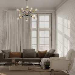 Hängelampen|Esszimmer Lampen*Maytoni Pendelleuchte Metall B: 75 cm H: max. 156,2 cm E27