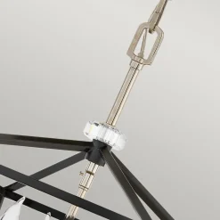 Wohnzimmerlampen|Esszimmer Lampen*Elstead Pendelleuchte Metall B: 33 cm H: max. 202,2 cm E14