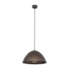 TK Lighting Pendelleuchte Metall Braun Ø 34 cm rund H: max. 165 cm E27< Hängelampen|Esszimmer Lampen