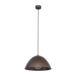 TK Lighting Pendelleuchte Metall Braun Ø 34 cm rund H: max. 165 cm E27< Hängelampen|Esszimmer Lampen