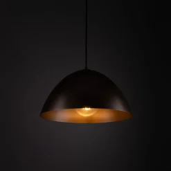 TK Lighting Pendelleuchte Metall Braun Ø 34 cm rund H: max. 165 cm E27< Hängelampen|Esszimmer Lampen