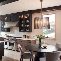 Hängelampen|Bürolampen*Elstead Pendelleuchte Metall D: 66 cm H: max. 155 cm rund 6x E14