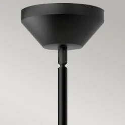 Elstead Pendelleuchte Metall Glas D: 35,8 cm rund Schwarz Weiß< Hängelampen|Esszimmer Lampen