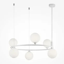 Hängelampen|Bürolampen*Maytoni Pendelleuchte Metall Glas G9 B: 58 cm H: max. 184 cm