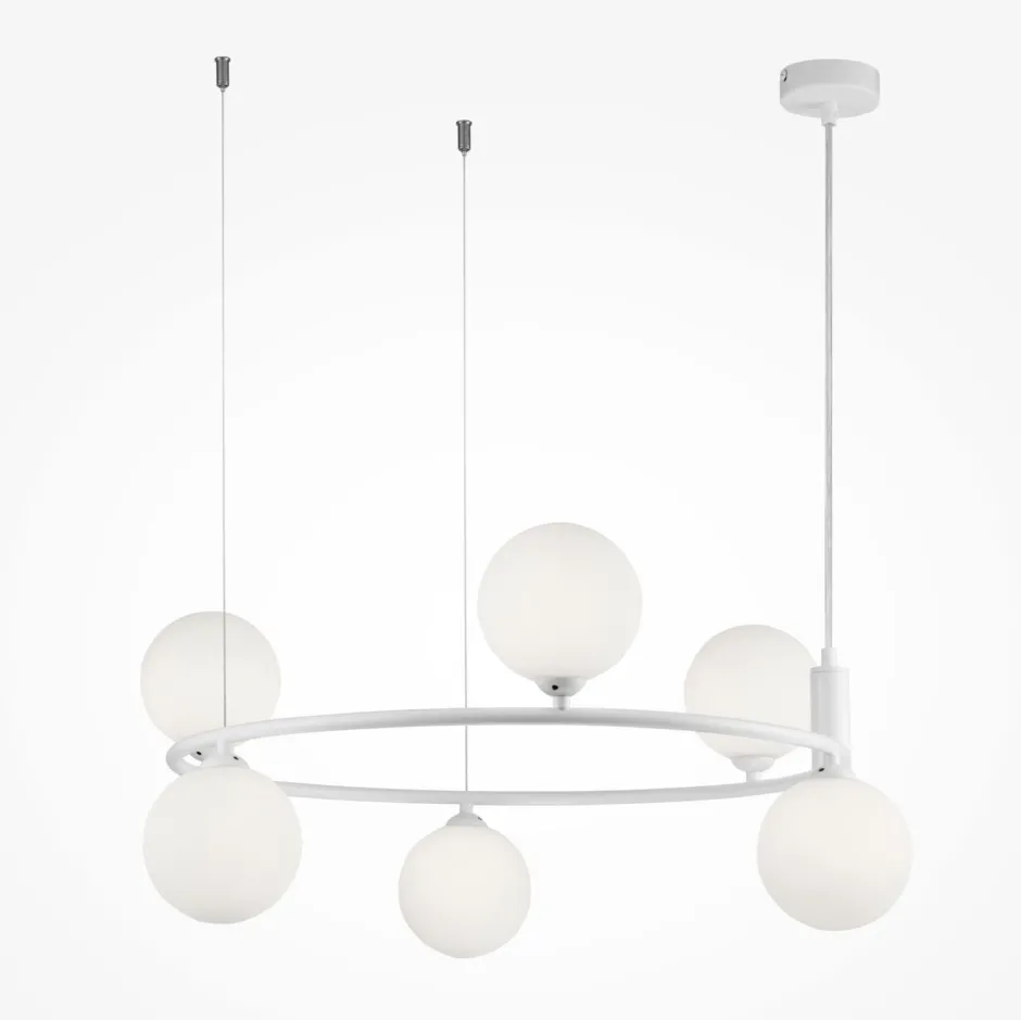 Hängelampen|Bürolampen*Maytoni Pendelleuchte Metall Glas G9 B: 58 cm H: max. 184 cm