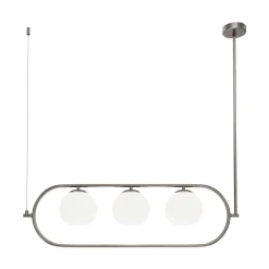 Hängelampen|Esszimmer Lampen*Maytoni Pendelleuchte Metall Glas E14 H: max. 137 cm 3-flammig