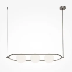 Hängelampen|Esszimmer Lampen*Maytoni Pendelleuchte Metall Glas E14 H: max. 137 cm 3-flammig