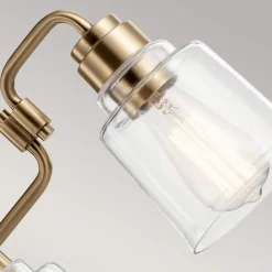 Elstead Pendelleuchte Metall Glas H: max. 148,4 cm 3-flammig< Hängelampen|Bürolampen