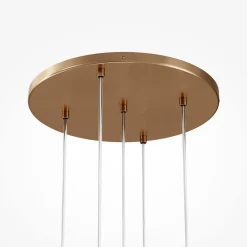 Maytoni Pendelleuchte Metall Glas G9 Ø 58 cm H: max. 344,1 cm< Hängelampen|Bürolampen